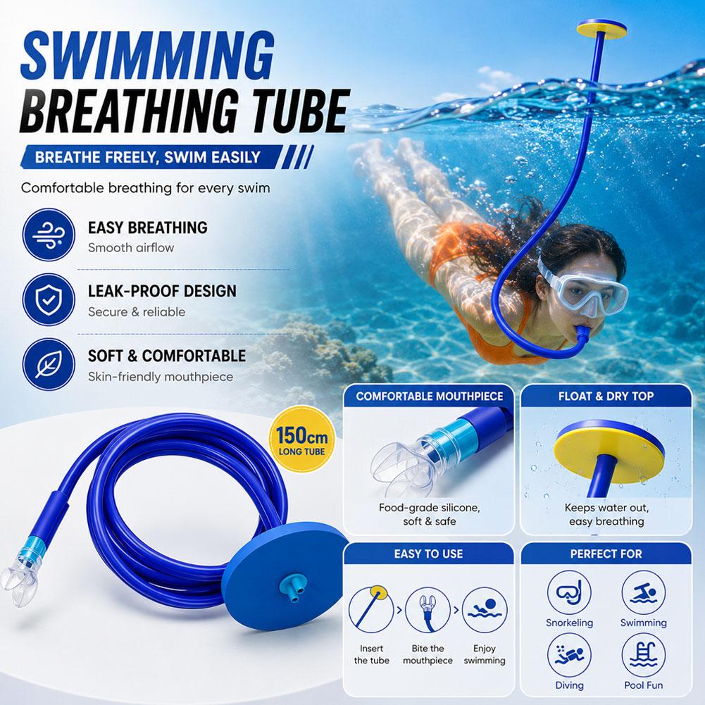 1PC 드라이탑 스노클 성인용 다이빙 호흡 튜브 질식  - Snorkel Dry Top 리뷰 및 가격