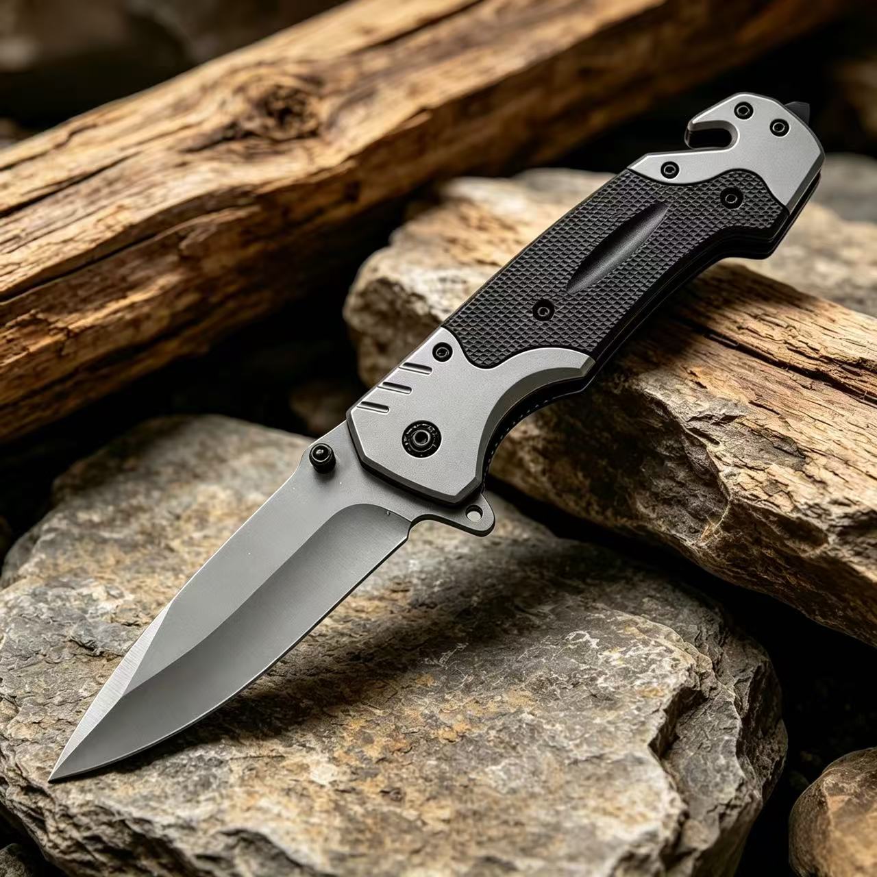 휴대용 접이식 포켓 나이프, 유리 파쇄기가 있는 스테인 - Dive Knife Titanium 리뷰 및 가격