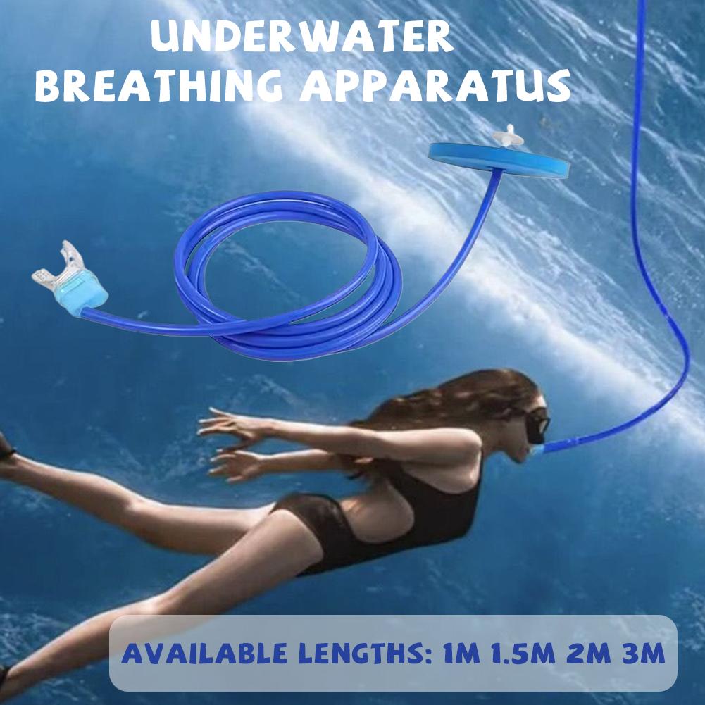 고품질 풀 드라이 다이빙 호흡 튜브 1m 2m 3m 길 - Snorkel Dry Top 리뷰 및 가격