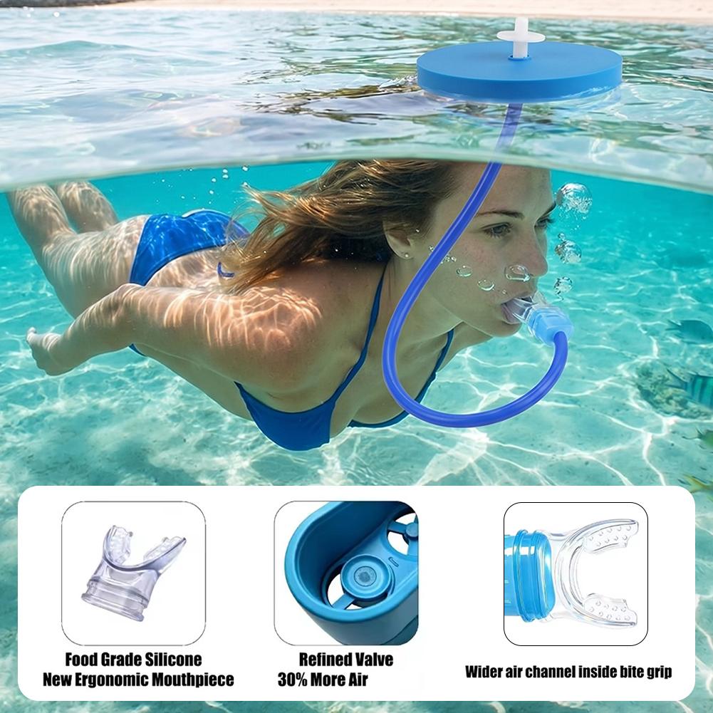 고품질 풀 드라이 다이빙 호흡 튜브 1m 2m 3m 길 - Snorkel Dry Top 리뷰 및 가격